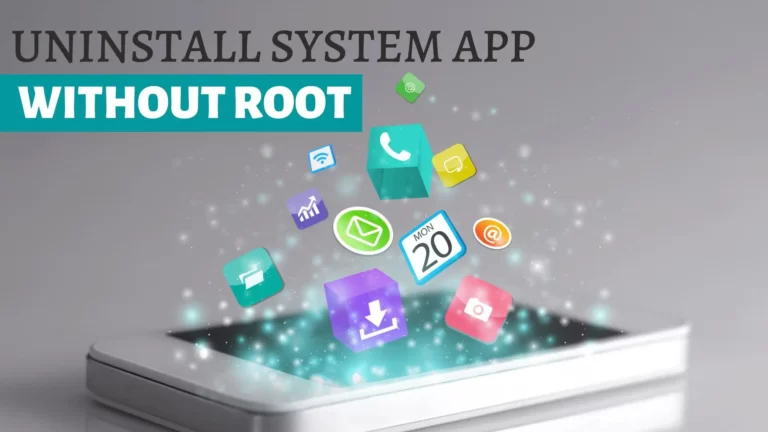 Uninstall System App